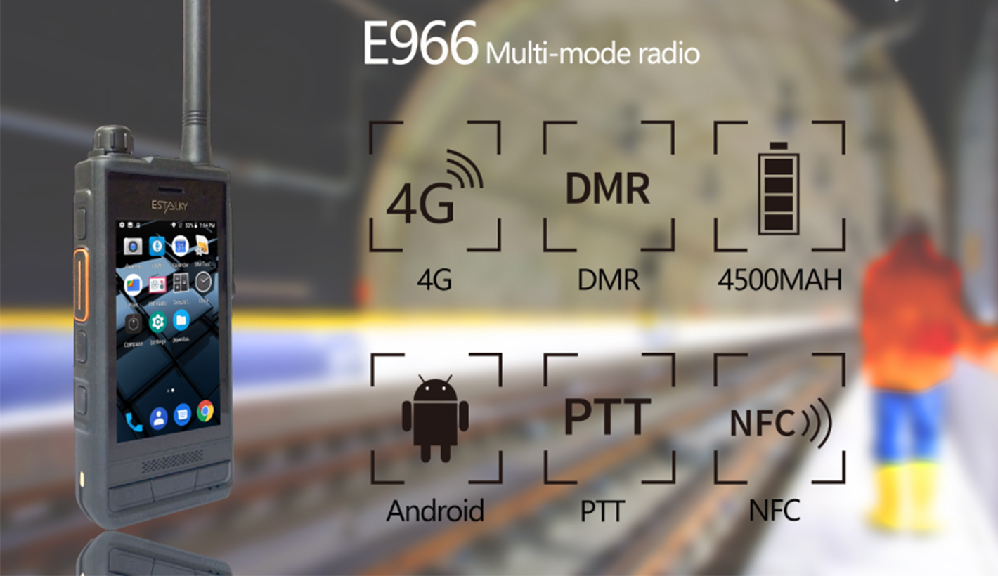 E966 lte with dmr radio