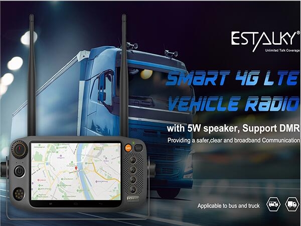 Estalky new release 4g lte mobile radio , 5W Speaker ,support DMR function, android system