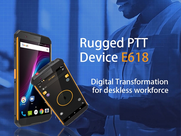 Estalky Rugged Poc Smartphone E618 con PTT dedicado y botón SOS, memoria de 4/64 gb