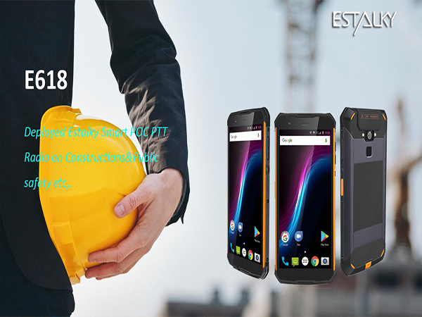 Estalky Toughest and Reliable 4G Smart PTT Phone(E618) with Exquisited PTTbutton and SOS button