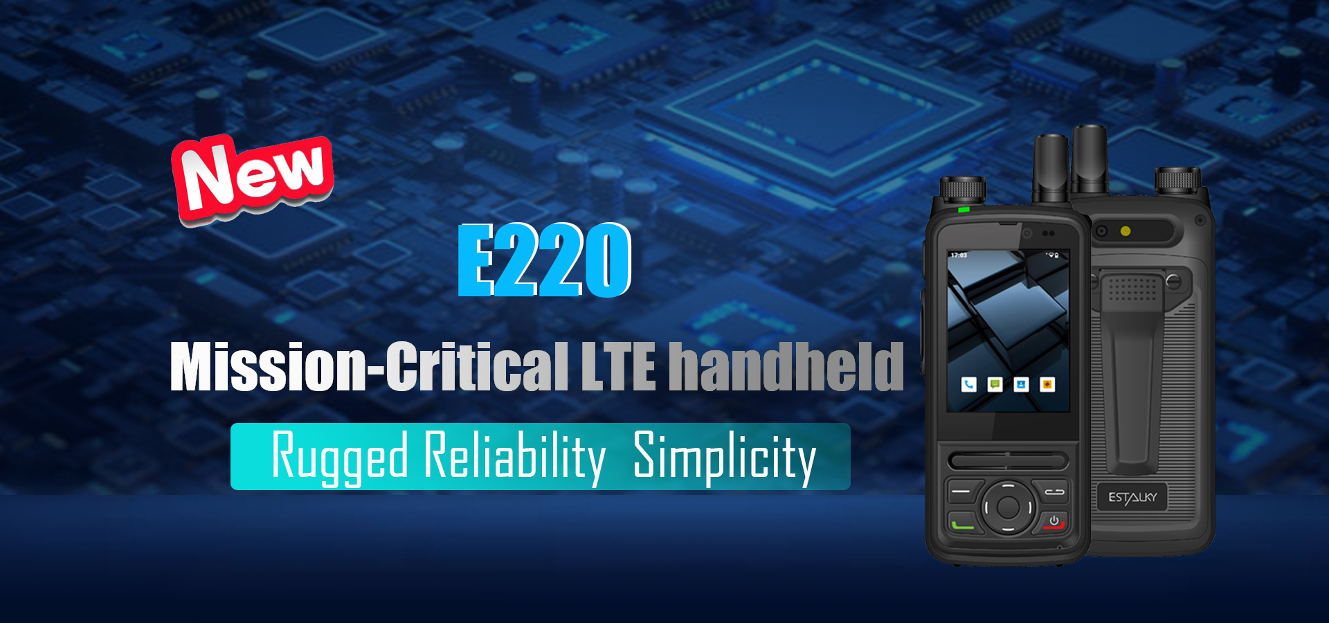 estalky push to talk over celluar Poc radio , android system, Robust and rugged design