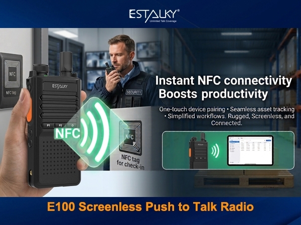E100 Screenless POC Radio : Optimizing Uninterrupted Voice Communications in High-Intensity Logistics, Warehousing, and Security Operations