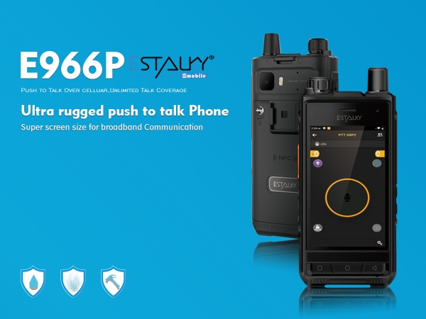 Estalky new POC Radio E966P Come into Market with dedicated PTT.SOS